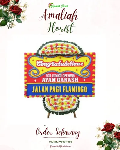 Bunga Papan Congratulation di Deblod Sundoro